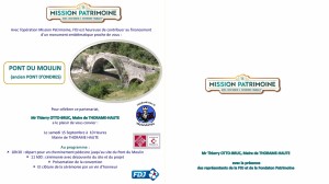 Invitation 15 septembre 2018 - Pont du Moulin